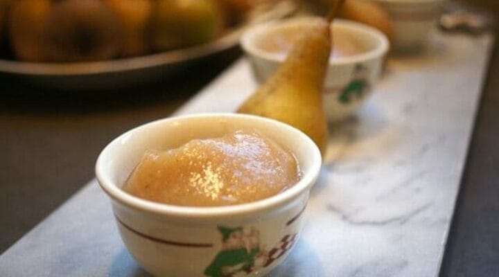 maple ginger pear sauce