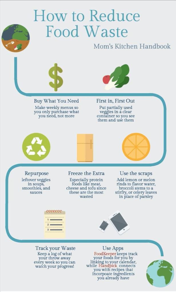 10 Tips to Reduce Food Waste - Mom's Kitchen Handbook