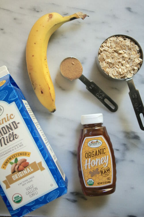 Overnight Oats with Banana and Almond Butter Makes a Wholesome Breakfast