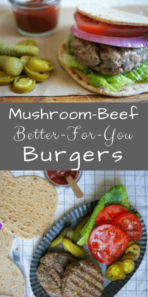 Beef And Mushroom Blended Burger - Mom's Kitchen Handbook