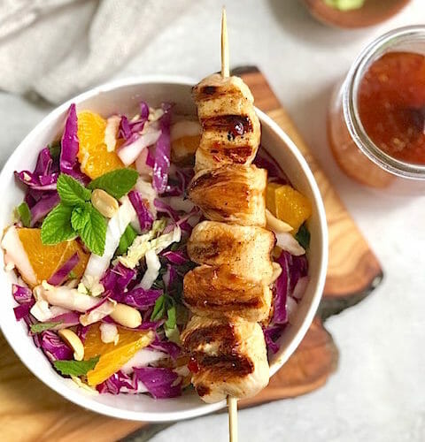 Sambal Chicken Skewers Recipe