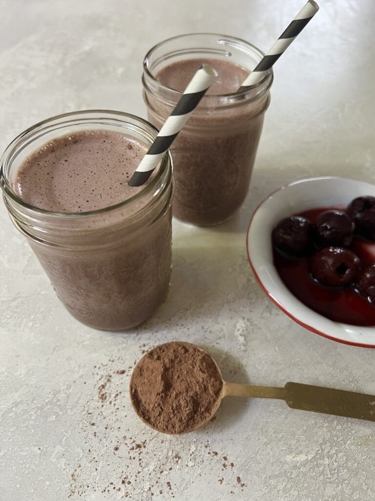 chocolate cherry smoothie