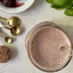 chocolate cherry bomb smoothie